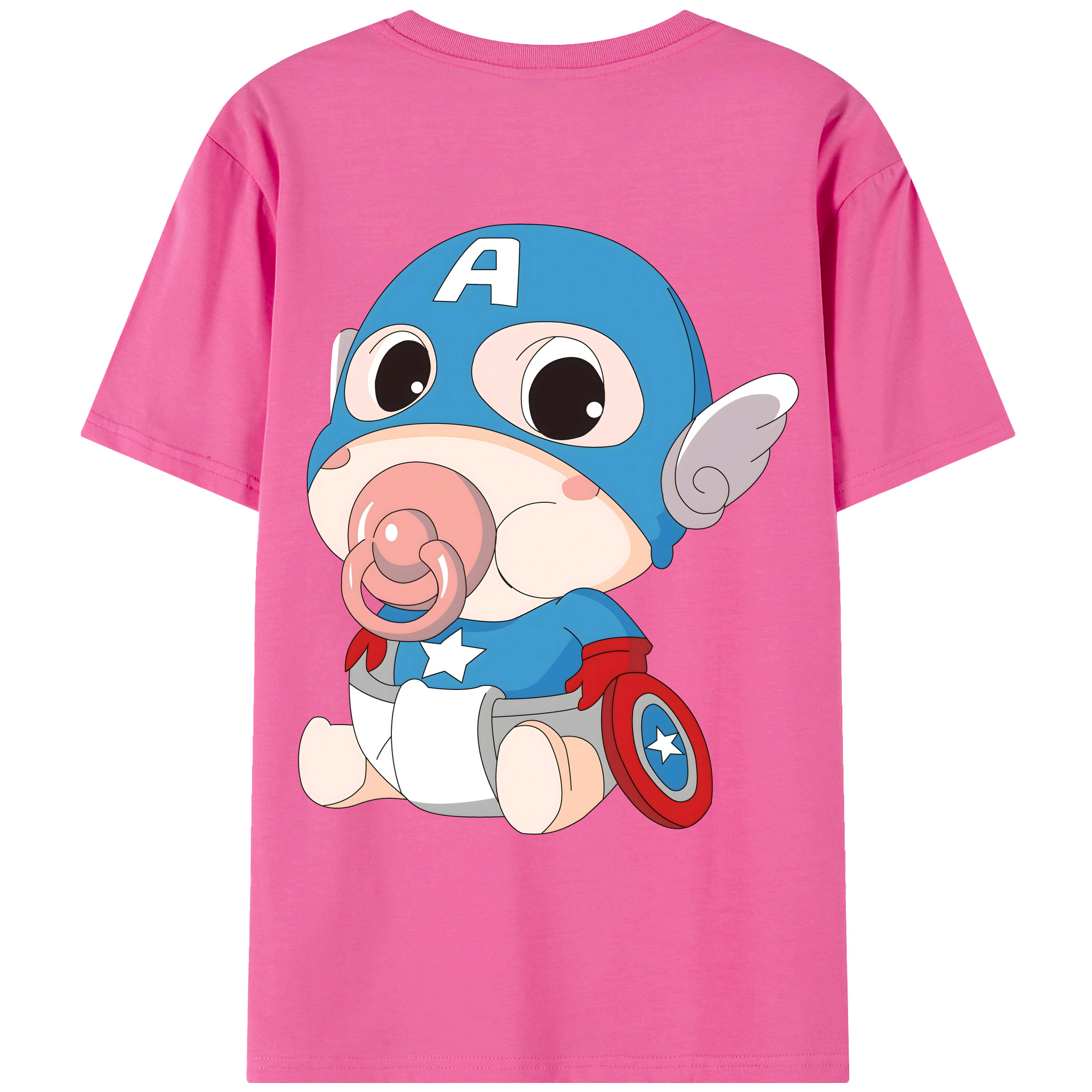 （画像用） アベンジャーズ The Avengers レディース半袖Tシャツ(バックプリント)